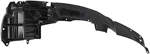 TRQ Front Left Inner Fender Liner Black Drivers Side
