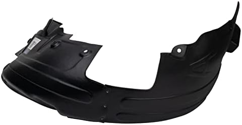 TRQ Front Left Inner Fender Liner Black Drivers Side