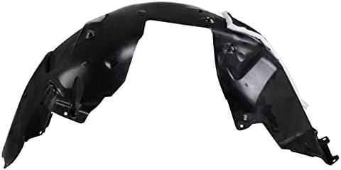 TRQ Right Inner Fender Liner Black Passenger Side