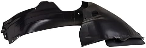 TRQ Front Left Inner Fender Liner Black Drivers Side