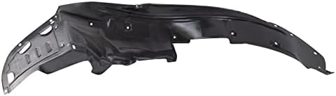 TRQ Front Left Inner Fender Liner Black Drivers Side