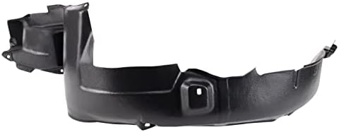 TRQ Front Left Inner Fender Liner Black Drivers Side