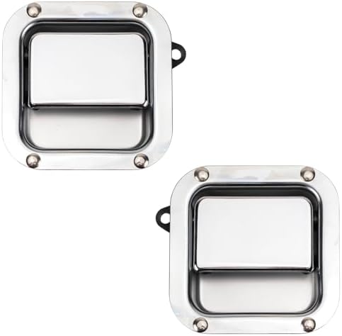 TRQ 2pc Front Interior Inside Door Handle Set LH & RH Sides