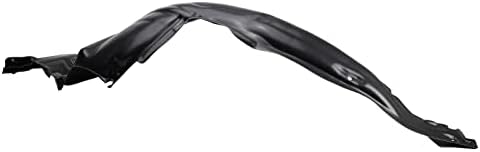 TRQ Front Right Inner Fender Liner Black Passenger Side