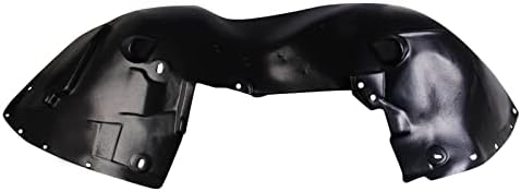 TRQ Front Left Inner Fender Liner Black Drivers Side