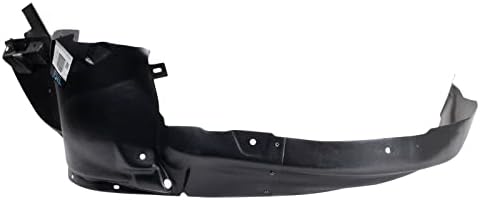 TRQ Front Left Inner Fender Liner Black Drivers Side