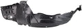 TRQ Front Left Inner Fender Liner Black Drivers Side