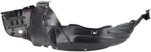 TRQ Front Left Inner Fender Liner Black Drivers Side