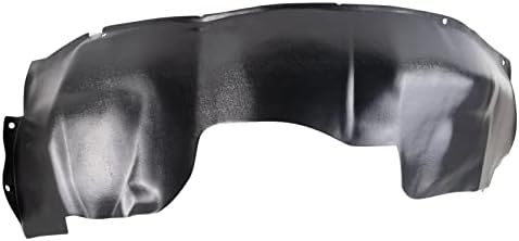 TRQ Front Right Inner Fender Liner Black Passenger Side