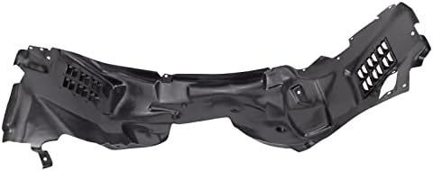 TRQ Front Right Inner Fender Liner Black Passenger Side