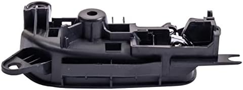 TRQ Front Left Interior Door Handle Chrome & Black Drivers Side
