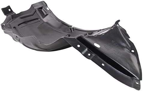 TRQ Front Right Forward Inner Fender Liner Black Passenger Side