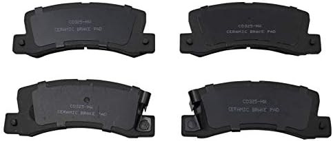 TRQ Rear Brake Pads Ceramic Hardware