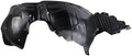 TRQ Front Left Inner Fender Liner Black Drivers Side
