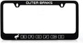 FORD Bronco UV Printed Metal License Plate Frame - Outer Banks