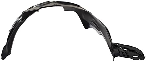 TRQ Front Left Inner Fender Liner Black Drivers Side