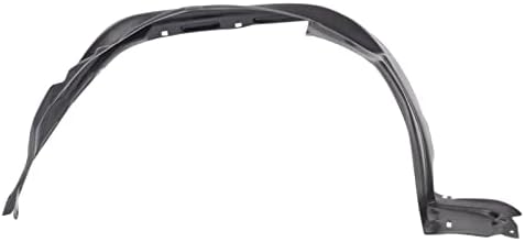 TRQ Front Left Inner Fender Liner Black Drivers Side