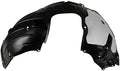 TRQ Front Right Inner Fender Liner Black Passenger Side