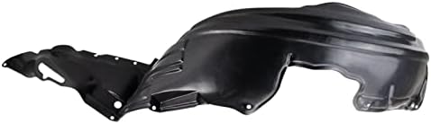 TRQ Front Right Inner Fender Liner Black Passenger Side