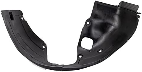 TRQ Front Left Inner Fender Liner Black Drivers Side