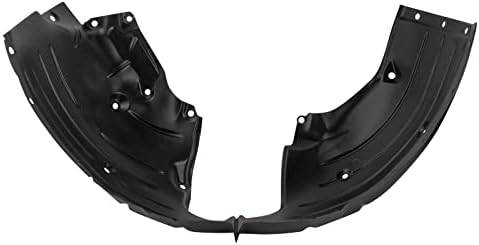 TRQ Front Left Inner Fender Liner Black Drivers Side