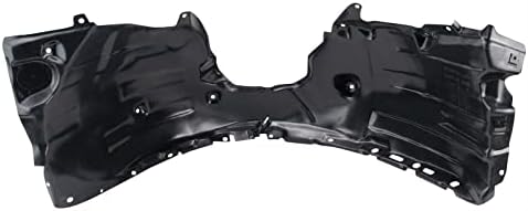 TRQ Front Left Inner Fender Liner Black Drivers Side