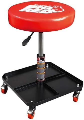 Big RED Pneumatic Rolling Mechanic Stool, Large by BIGRED