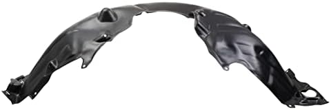 TRQ Front Right Inner Fender Liner Black Passenger Side