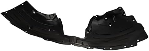 TRQ Front Right Inner Fender Liner Black Passenger Side
