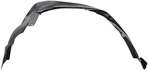 TRQ Front Left Inner Fender Liner Black Drivers Side