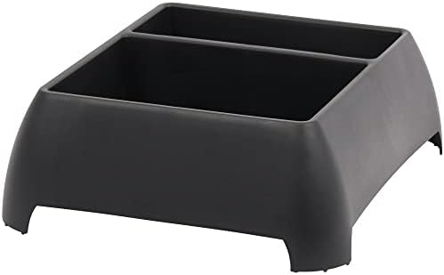 Moblorg Heavy Duty Storage Organizer for Vehicle Trunk, Garage, Under Sink Organizer, Recycled Plastic, Made in USA (Black) by Moblorg