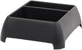 Moblorg Heavy Duty Storage Organizer for Vehicle Trunk, Garage, Under Sink Organizer, Recycled Plastic, Made in USA (Black) by Moblorg