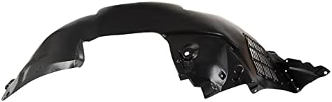 TRQ Front Left Inner Fender Liner Black Drivers Side