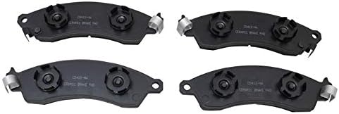 TRQ Front Ceramic Brake Pad Set