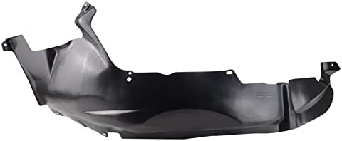 TRQ Front Left Inner Fender Liner Black Drivers Side