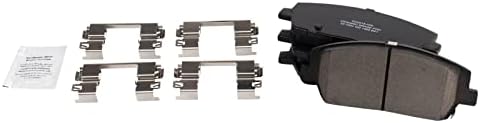 TRQ Front Ceramic Brake Pad Set