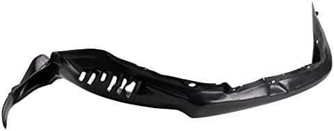 TRQ Front Right Inner Fender Liner Black Passenger Side