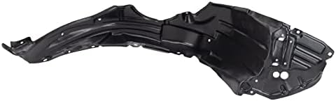 TRQ Front Left Inner Fender Liner Black Drivers Side