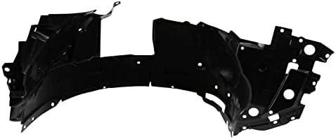TRQ Front Left Inner Fender Liner Black Drivers Side