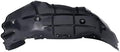 TRQ Front Right Inner Fender Liner Black Passenger Side
