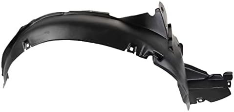 TRQ Front Right Inner Fender Liner Black Passenger Side