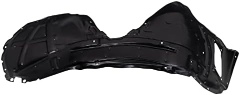 TRQ Front Left Inner Fender Liner Black Drivers Side