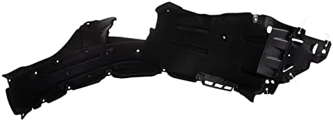 TRQ Front Left Inner Fender Liner Black Drivers Side
