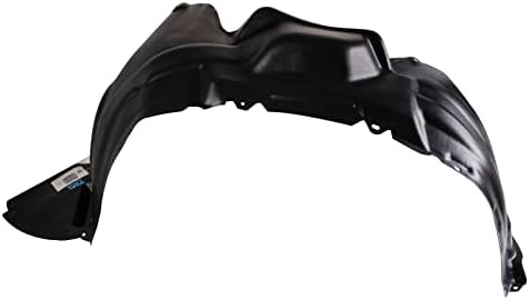 TRQ Front Left Inner Fender Liner Black Drivers Side