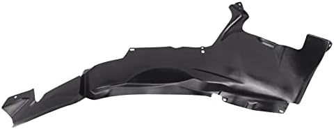 TRQ Front Left Inner Fender Liner Black Drivers Side