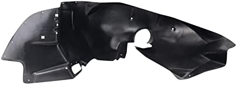 TRQ Front Left Inner Fender Liner Black Drivers Side