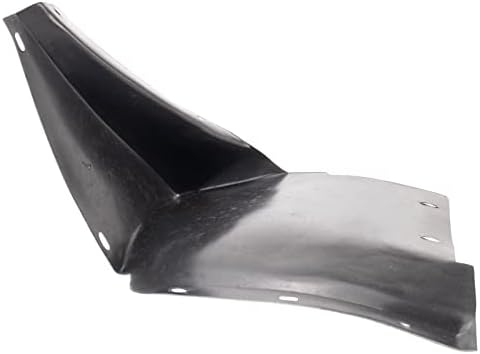 TRQ Front Right Rearward Inner Fender Liner Black Passenger Side