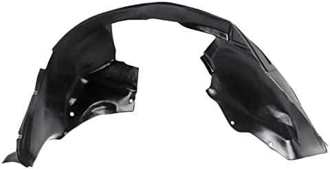 TRQ Front Left Inner Fender Liner Black Driver Side