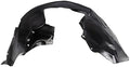 TRQ Front Left Inner Fender Liner Black Driver Side