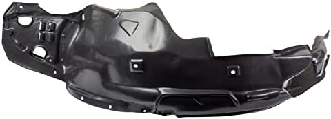 TRQ Front Left Inner Fender Liner Black Drivers Side